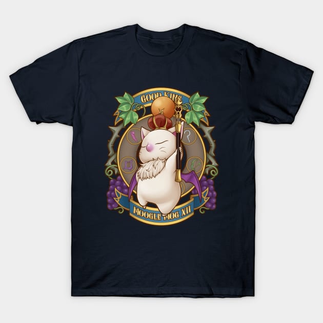 Good King Moogle Mog XII T-Shirt by Sarya